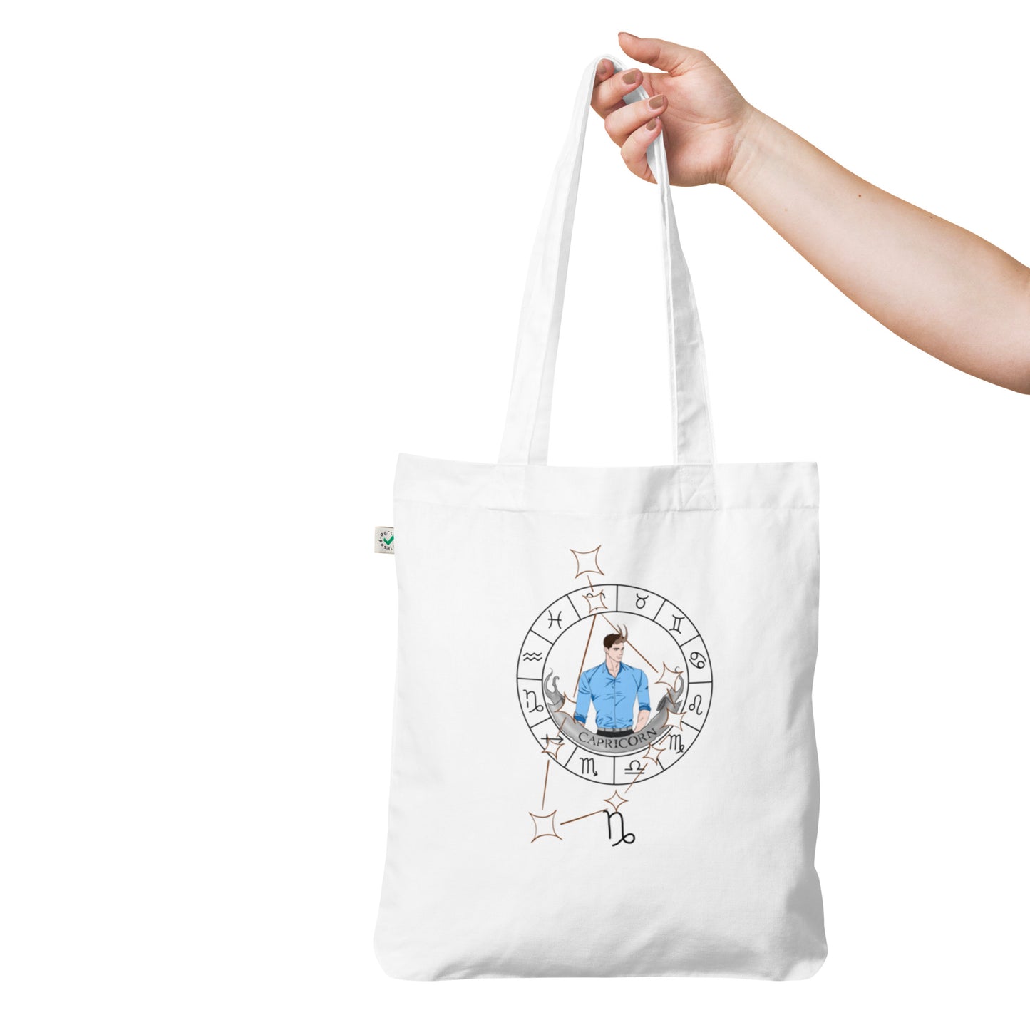 Tote bag bio capricorne