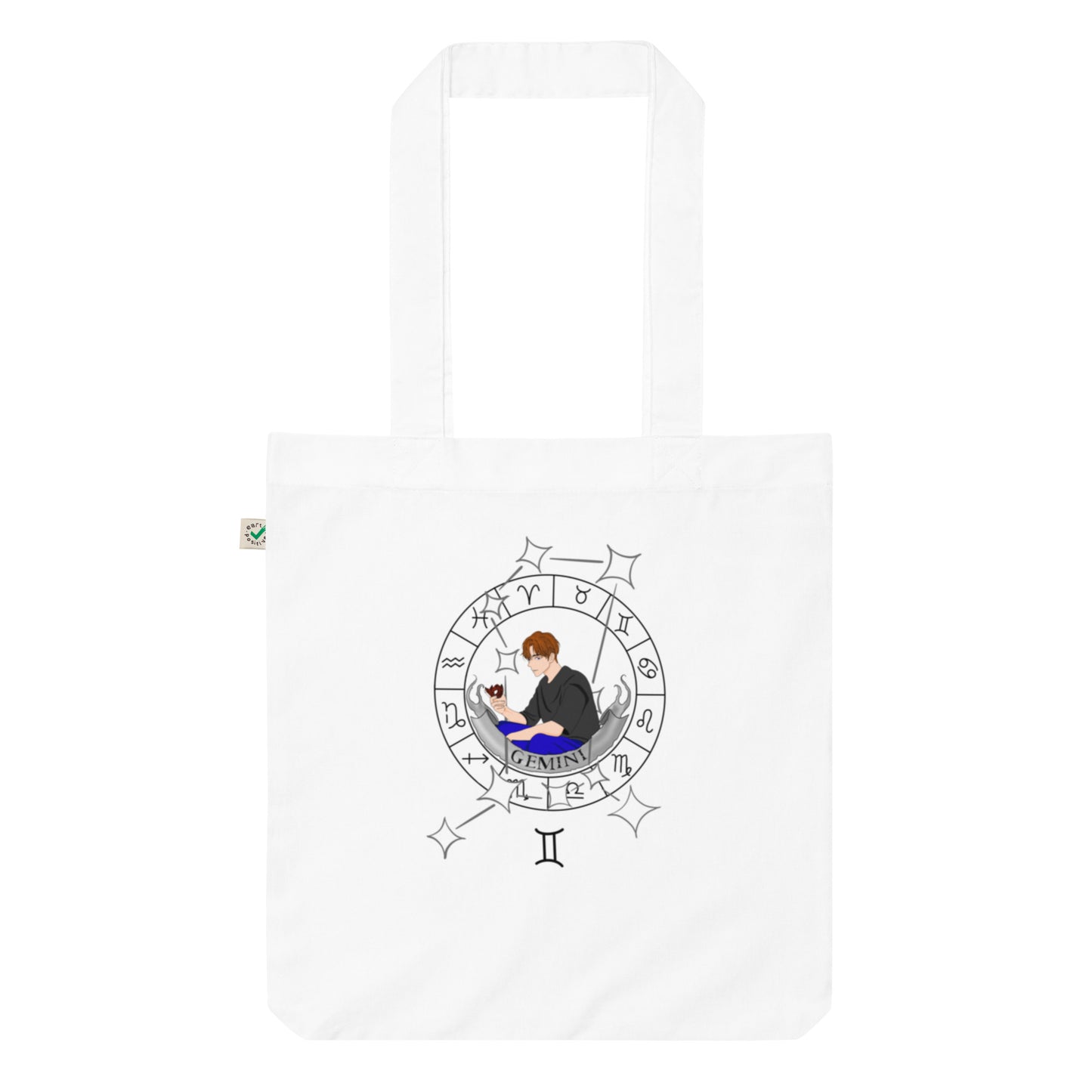 Tote bag bio gémeaux