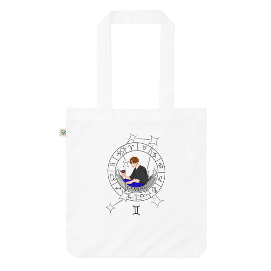 Tote bag bio gémeaux